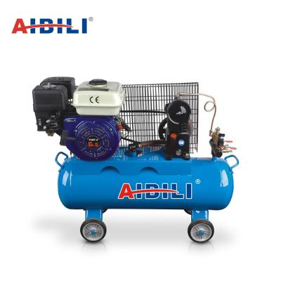 China Cheap Price Mini Air Piston Pump 5 Gallon 40l Hp 8bar 6 Belt Lubricated High Pressure Gasoline Air Compressor for sale