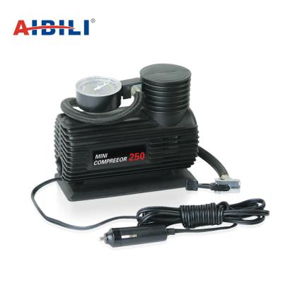 China Hot Selling Miniature Portable 12 Volt Tire Compressor Battery Car Tire Compressor 47*36*29.5cm for sale