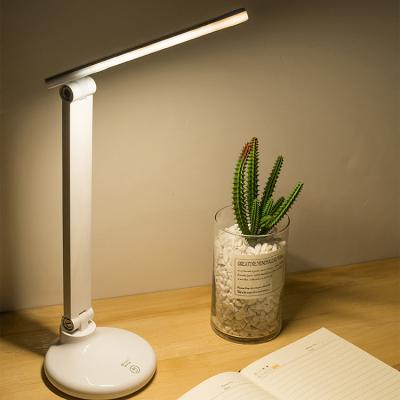 China 2020 Modern Hot Selling 3 Colors Optional Stepless Dimming 180 Led Desk Lamp Flexible With Usb Charging Port for sale