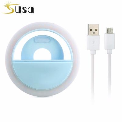 China New Instant Light Connectable Mobile Phone LED Clip Beauty Selfie Ring Light M04 for sale