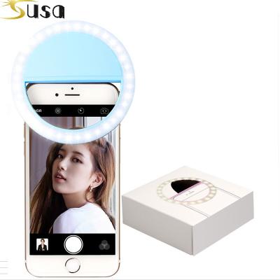 China New Ring Light 36 LED Selfie Lamps For Mobile Phone Vlog Ring Light Selfie Fill Light Boosting USB Charging M 004 for sale