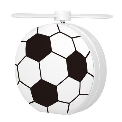 China Lit mini forma de futbol Linda ventilador espejo de maquillaje de carga d'USB de portatil de ventilador de relleno LED espejo de luz de 5 colores De for sale