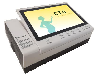 China Portable Machine Metal 12 Inch Maternal CTG Fetal Monitor With Printer for sale