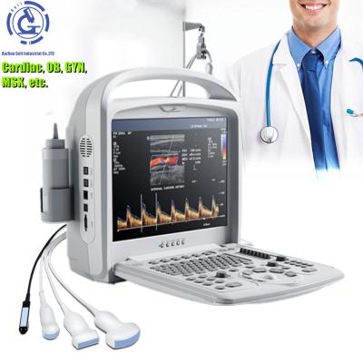 China Best OB Color Doppler Ultrasound Portable Medical Price Scanner Medical Ultrasound Scanning Equipment for sale