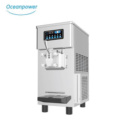 China Snack Factory Oceanpower Ice Cream Maker Vending Machine Semi-automatic Soft Online Video Technical Support NE1212 for sale