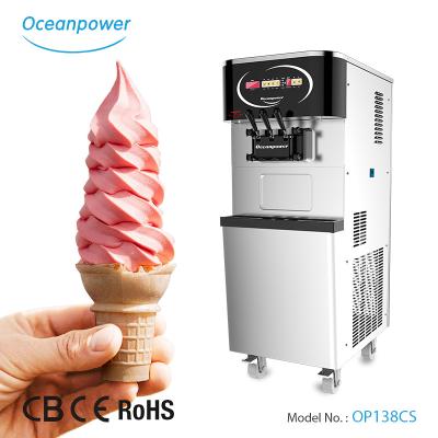 China Soft Ice Cream Spaghetti Carpigiani Ice Cream Making Machine Oceanpower OP138CS for sale