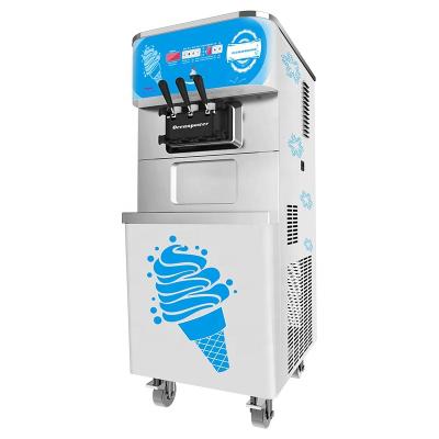 China Snack Factory Oceanpower OP138C Soft Serve Ice Cream Making Machine Commercial Ice Cream Machine and Frozen Yogurt Machine for sale