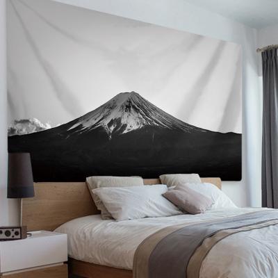 China Superb Living Room Sofa Bedroom Wall Tapestry Wall Art Decor Modern And Simple Background Cloth Mount Fuji Large for sale