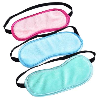 China COOL Small Size Velvet Eye Mask Air Cargo Soft Colorful Visor for Traveling for Kids and Children for sale