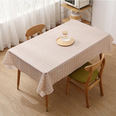 China High Quality Waterproof Rectangle PEVA Tablecloth Oil Proof Waterproof Tablecloth for sale