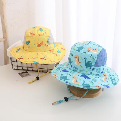 China Cute Sun Block Fashion Fisherman Hat Children Cartoon Breathable Folding Hat for sale