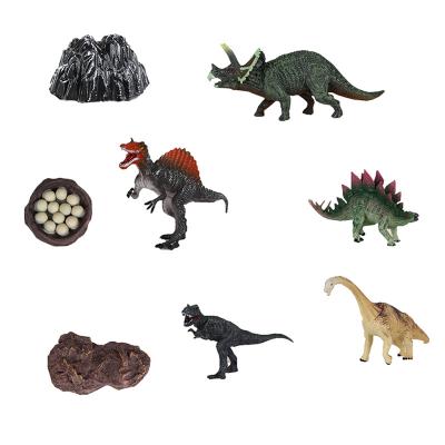 중국 Children Dinosaur Model Toys Simulation PVC Plastic Solid 15.5*9.5*3CM 판매용