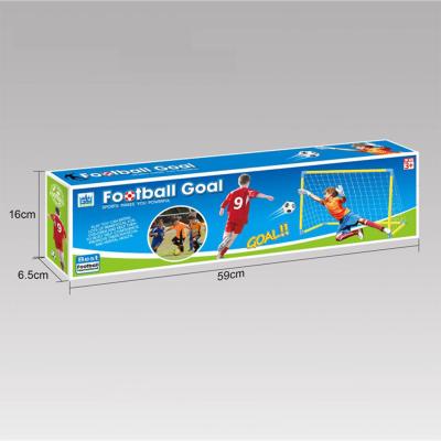 China Outdoor Soccer Game Play Set Mini Football Goal Post For Kids With 10P Te koop