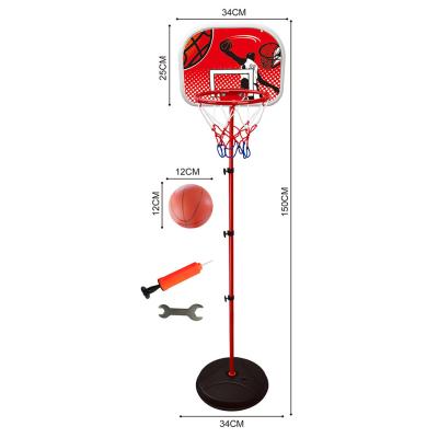 Chine Portable Toy Basketball Set Plastic Basketball Stand With Air Pump à vendre