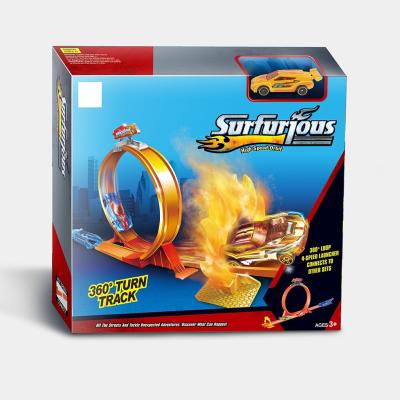 China Slot Car Set For Children, Surfurious Road Track Toy With 360 Turn en venta