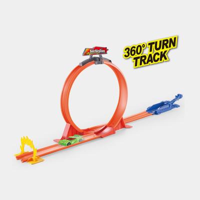 Китай High Speed Toy Race Track Set 31.5*5.7*29.5CM Children DIY Toy Car Track продается