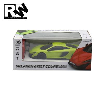 China Luminous Windows RC Mclaren 1/24 Car Model For Girls RW Toys RC Mclaren Car With Lights for sale