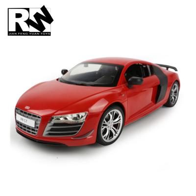 China Mini RC Windows Car Children Luminous For Sale 1/24 Scale Licensed R8 Audi RC Car With EN71 for sale