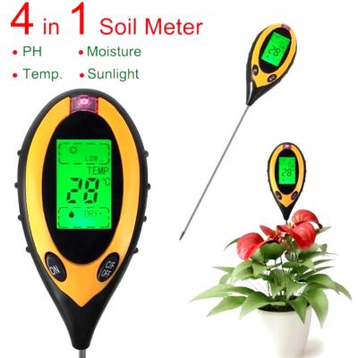 China 4 in 1 Soil Moisture Meter for Plants, Soil pH Meter with ST-02 Accurate Sensor for sale