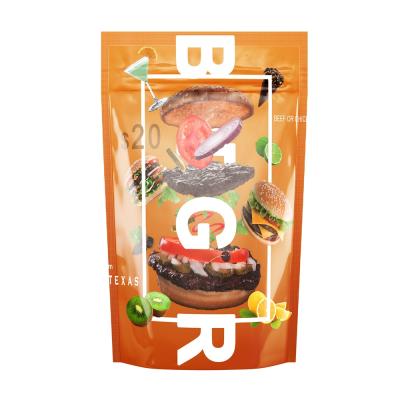 China Resealable Coffee Plastic Recycle Stand Up Pouch Bag For Snacks Candy Food Packaging With Design for sale