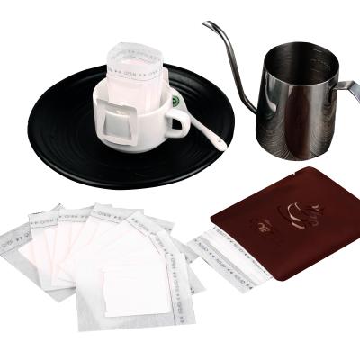 China Sustainable Biodegradable Ear Hanging Stype Drip Coffee Filter Bag With Logo Printing Customized for sale