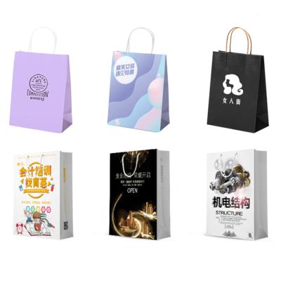 China Customized Printing Jewelry Size Biodegradable Customized Clothing Paper Bags Recyclable Compostable Shopping Gift Bags Paper Bags for sale