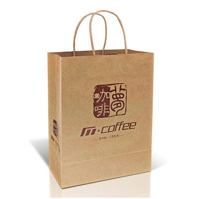 China Biodegradable hot sale high quality eco paper bags with custom printed for sale