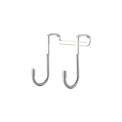 China Double door Scandinavian bathroom closet kitchen dormitory cupboard hook stainless steel coat hat iron s-type hook for sale