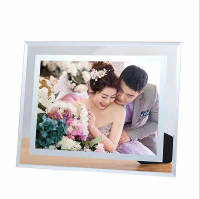 China Glass 5 6 7 8 10inch A4 A5 Glass Photo Painting Frame Modern Creative Glass Wall Picture Designs for sale