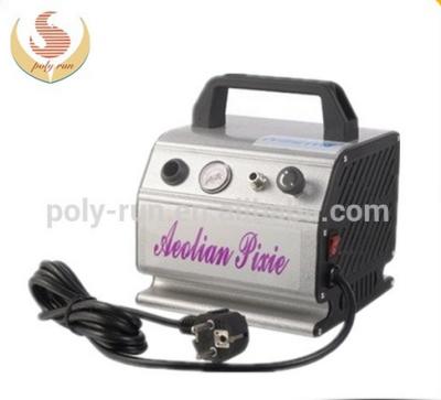 China OIL-LESS Mini DH176 Portable AC Airbrush Air Compressor for sale