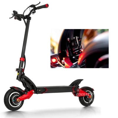 China COOLFLY T10-DDM Unisex Zero Escooter 10X 52v 60v 2000w 2600w Powerful Tire Fat Propel Dual Motors Electric Scooter Fast For Adult for sale