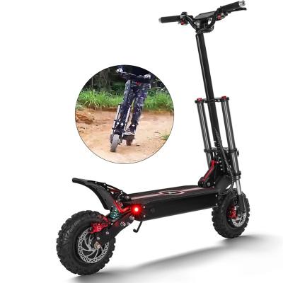 China Unisex off road 60v 3600w double motor double motor scooter city electric foldable tire adult langfeite Cocos fat for sale