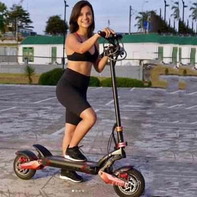 China COOLFLY unisex 0 10x emoped 10 inch electric scooters fat double tire 2400w 3000w 52v 60v motor e scooter Europe adult warehouse for sale