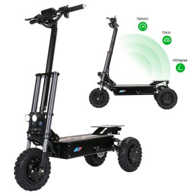 China Changzhou Wuxi China Manufacturer 3 Motors Front Rear Hydraulic Brakes Long Range 11inch 5400w 60v Electric Scooter Cargo for sale