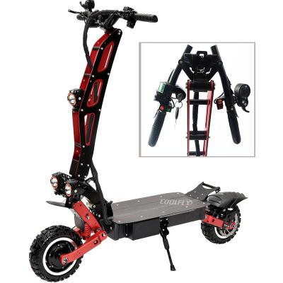 China Powerful 11inch 60v 6000w unisex mtb mobility scooter off road fastest electric scooter dual motor with led light for sale