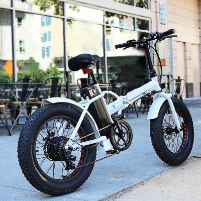 China Best Price 500W 20inch Aluminum Alloy Folding Electric Bicycle Mountain Ebike With CE China for sale