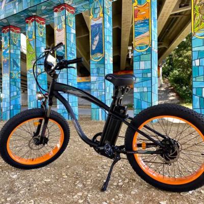 China High Level 48V 1000W Aluminum Alloy Motor 48V 13ah Battery Fat Bike Fat Tires High Power Rear Motor Electric Ebike For Different Roads for sale