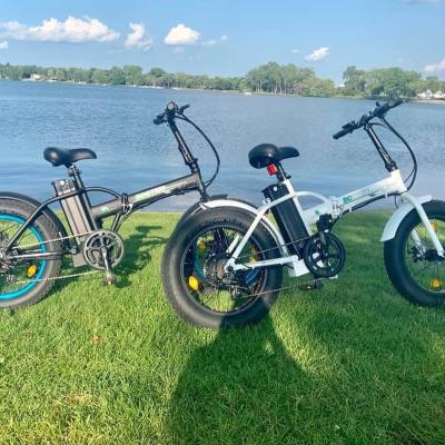 China Aluminum alloy most popular ebike 500w ebike 36V fat frame alloy electric bicycle folding mountain for sale