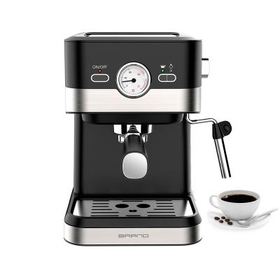 China Ulka Pump Bar Hotel Retro Design 15 Fast Heating Espresso Cappuccino Automatic Italian Coffee Maker for sale