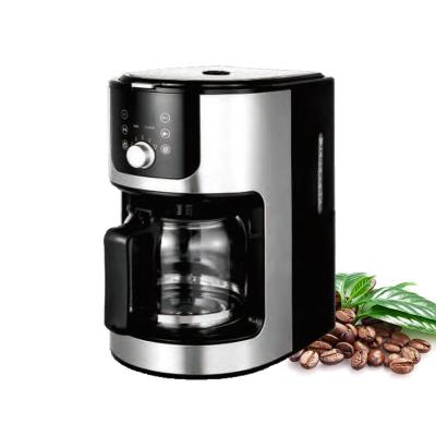 China Hotel Drip Coffee Machine Travel Coffee Maker 1.2L Electric Automatic Drip Coffee Maker for sale