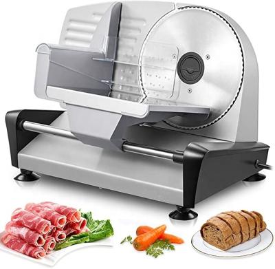 China Stainless Steel Dismountable Multi-Function Dismountable Blade Machine 19cm Cutter Meat Cheese Bread Slicer Frozen Food Blade Meat Slicer for sale