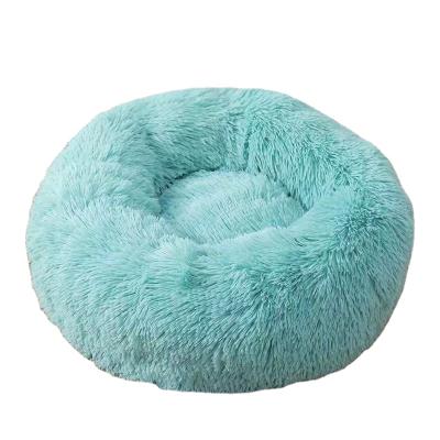 China Removable Cover Waterproof Dog Bed Middle, Foam Sofa With Removable Washable Cover Cat Round Pet Bed for sale