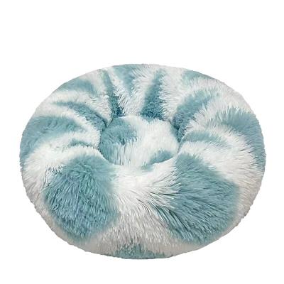 China Wholesale Soft Luxury Plush Cat Dog Bed Waterproof Long Plush Dog Pet Beds Removable Cover Manufacturer for sale