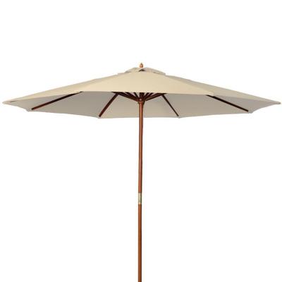 China Modern Hot Sun Parasol Beach Umbrella Promotion Beach Advertising Center Selling Pole Umbrella for sale