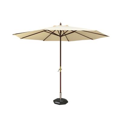 China Modern Luxury Outdoor Vintage Patio Umbrella Parasol For Sunny Glade With Crank for sale