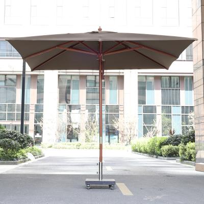 China Modern waterproof pulley system polyester awning with air vent sombrilla balinesa for sale