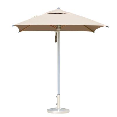 China Modern Commercial Luxury Wooden Garden Umbrella Wooden Patio Frame Parasol For Outdoor Restaurant for sale