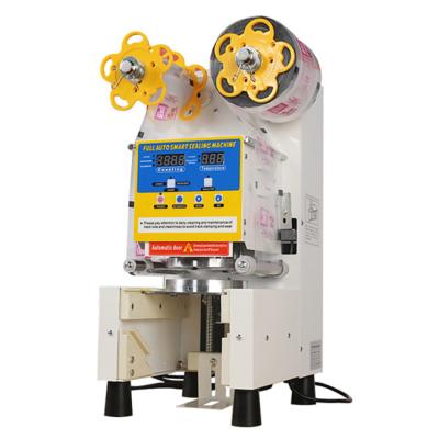 China Bubble Tea Bubble Milk Tea Cup Sealing Machine Fully Automatic Full Automatic Milk Cup Sealing Machine for sale