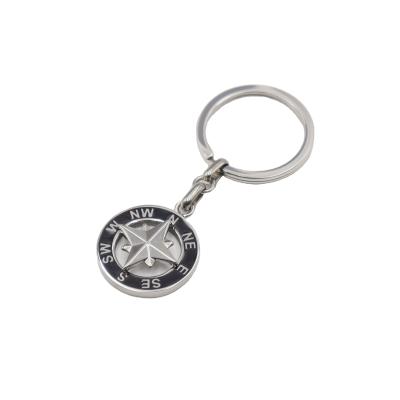 China 2021 Promotion Gift Demon Eye Anchor Compass Metal Key Chain Trendy Punk Design The New Charm Hip-hop Sun God Kawaii Car Accessories Key Chain for sale