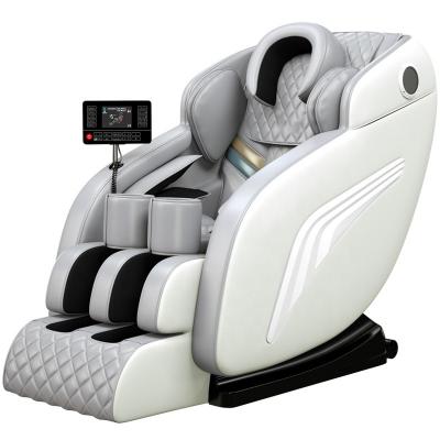 China 2022 Best Selling Body Buttocks Vibration Massage Seat Shiatsu Massage Chair Body Stretcher SL Track Portable Foldable Massage Chair for sale